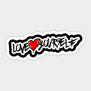 Love Yourself Sticker